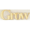 thumbnail image 1 of 1 Pc, 7" X 2.5" Bold & Unfinished Welded Word Grow For Home & Events Decor, 1 of 3