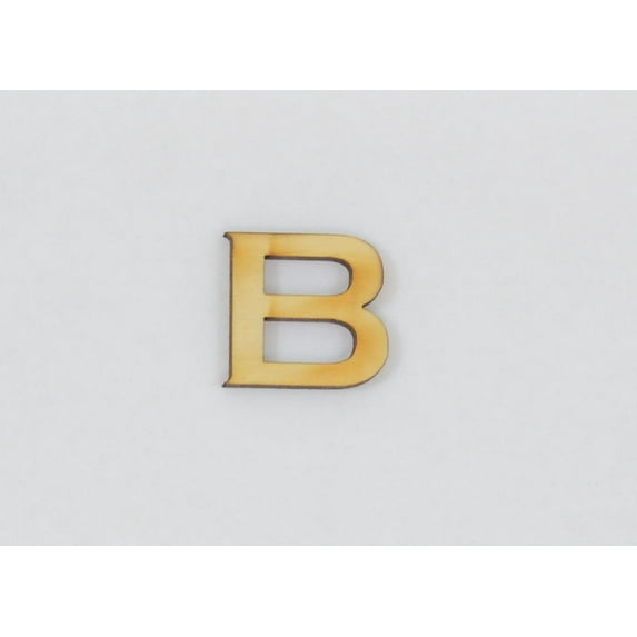 1 Pc, 8 Inch X 1/4 Inch Thick B Wood Letters In The Copperplate Gothic Bold Font Easy To Paint Or Decorate