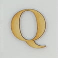 thumbnail image 1 of 1 Pc, 8 Inch X 1/4 Inch Thick Times New Roman Bold Wood Letters Q Great For Craft Project & Different Decor, 1 of 3
