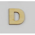 thumbnail image 1 of 1 Pc, 8 Inch X 1/4 Inch Thick Wood Letters D In The Arial Font For Craft Project & Different Decor, 1 of 3