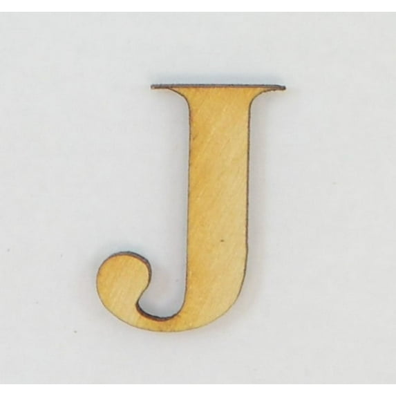 1 Pc, 8 Inch X 1/8 Inch Thick Times New Roman Bold Wood Letters J Great For Craft Project & Different Decor