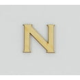 thumbnail image 1 of 1 Pc, 8 Inch X 1/8 Inch Thick Wood Letters N In The Copperplate Gothic Bold Font Great For Craft Project & Different Decor, 1 of 3