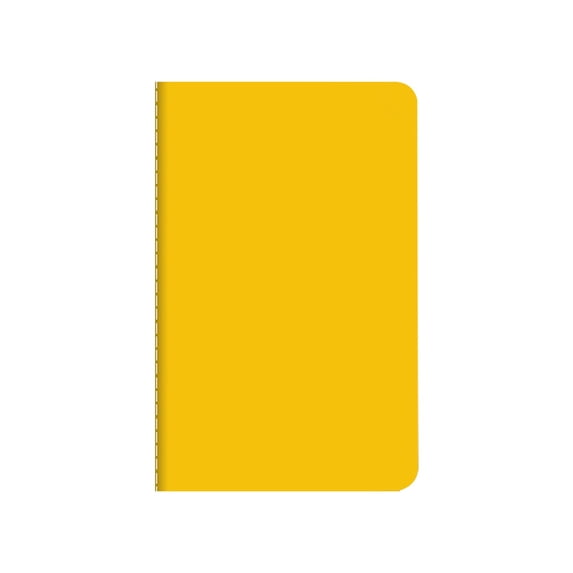 1 Pc A6 Notebook Journal Mini Notebook Pocket Kraft Memo Notepad Softcover Thread-Bound Small Notebook Small Lined Notepad for Home, Travel, Purse, 5.51x3.54 Inch, Yellow