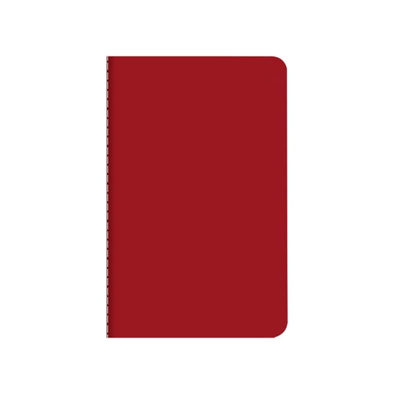 1 Pc A6 Notebook Journal Mini Notebook Pocket Kraft Memo Notepad Softcover Thread-Bound Small Notebook Small Lined Notepad for Home, Travel, Purse, 5.51x3.54 Inch, Red