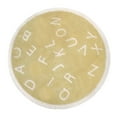 thumbnail image 1 of 1 Pc ABC Alphabet Round Rug for Small People Bedroom Play Mat Soft Plush Children Educational Learning Rug Washable Non-Slip Small People Crawling Mat Floor Carpet Playroom Circle Rug, 31.5 Inch, 1 of 9