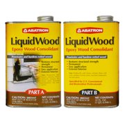 1 Pc, Abatron Liquidwood Solid Clear Epoxy Wood Consolidant Kit 2 Pt