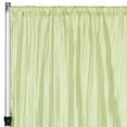 thumbnail image 1 of 1 Pc, Accordion Crinkle Taffeta 8Ft H X 54" W Drape/Backdrop Panel - Sage Green For Wedding Or Special Event Decor, 1 of 1