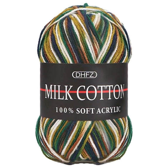 1 Pc Acrylic Yarn Cotton Calla Lily Yarn Colorful Yarn for Crocheting Soft Crochet Thread, Nylon-Cotton Blend, Ideal for Beginners, Knitting, DIY Projects, and Crafting, A