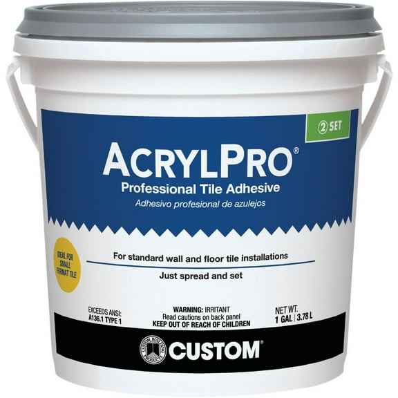 1 Pc Acrylpro 1 Gal. Ceramic Tile Adhesive