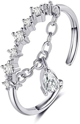 1 Pc Adjustable Dangling Ring Dangle Beaded Ball Adjustable Tassel ...