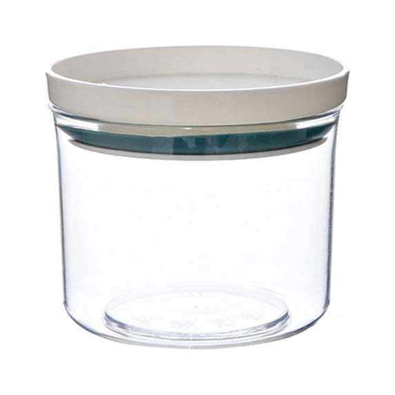 1 Pc Airtight Food Container Sealing Storage Canister with Lid, Plastic Sealed Jar, Cereal Seasoning Tank, Kitchen Storage Bottle for Dry Goods, Snacks, Flour, 3.35x5.91 Inch, Blue 550Ml