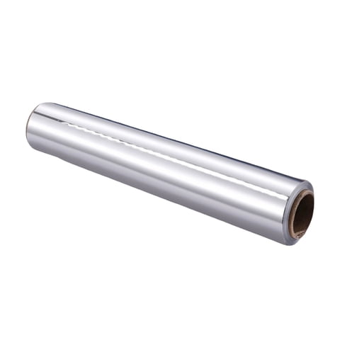 1 Pc Aluminum Foil Heavy Duty Foil Aluminum Roll Strong Aluminum Foil Wrap for Catering Grilling Roasting Baking Home Cooking, 18 Microns Thick, 11.81"x10m