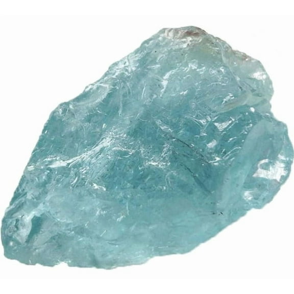 1 Pc Aquamarine Crystal,Large 1.25-2.0" Healing Crystals,Sky Blue Aquamarine Healing Crystal,Natural Rough Stones Crystal,Stones Crystal for Cabbing