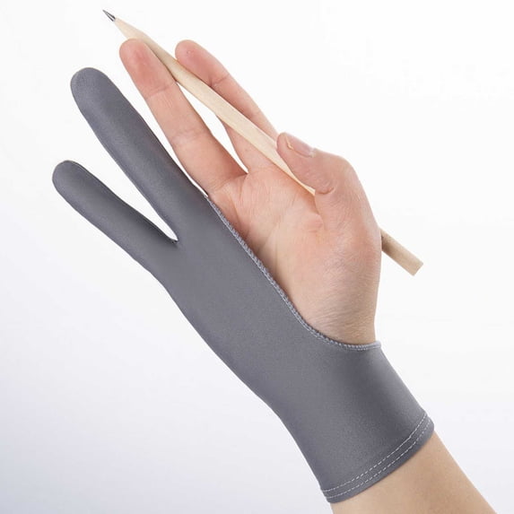 1 Pc Artist Drawing Glove Stretchy Firm Stitching Pencil Graphics Anti Mistouch Glove For Office