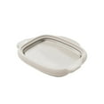 thumbnail image 1 of 1 Pc At-Home Rolled Ice Cream Maker Kit, DIY Homemade Ice Cream Roll Maker Tray with 2 Scrapers, Stainless Steel Instant Rolled Icecream Maker Machine Tray for Yogurt, Sorbet, 9.9"x7.67"x1.57", White, 1 of 9
