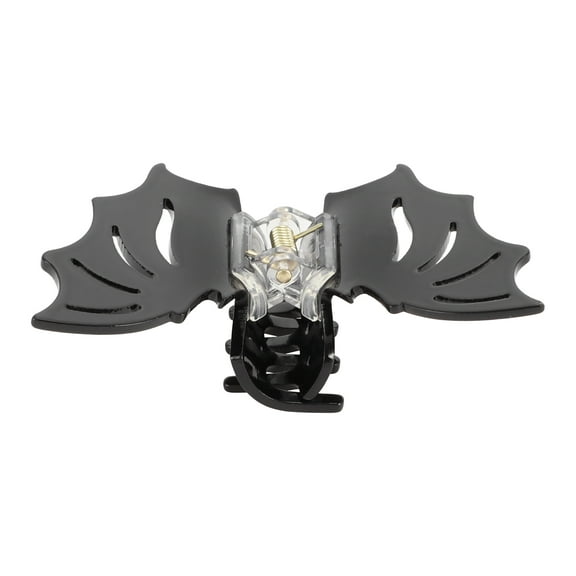 1 Pc  Bat Style Hair Clips Hairdo Clip for Women 3.35" Length Black