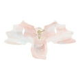 thumbnail image 1 of 1 Pc  Bat Style Hair Clips Hairdo Clip for Women 3.35" Length Pink, 1 of 2
