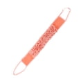 thumbnail image 1 of 1 Pc Bath Flowers Double Side Body Scrub Towel for Shower 22.83"×5.54" Pink, 1 of 2