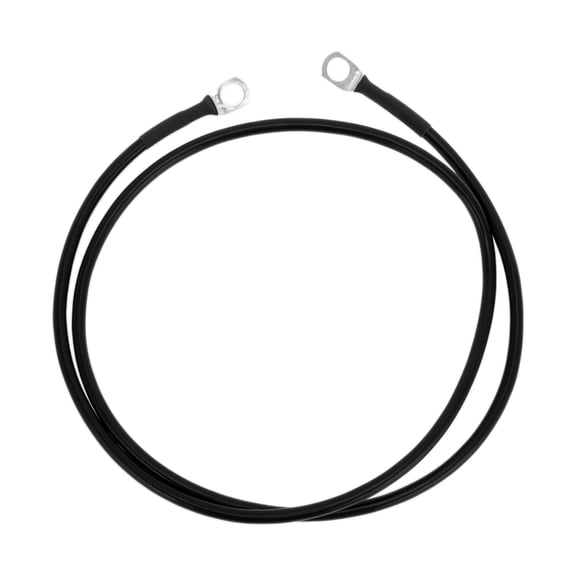 1 Pc Battery Inverter Cable 10 AWG Gauge 3FT 5/16" Lug Battery Cable Universal for Car Vehicle Boat RV Solar Tinned Copper Black