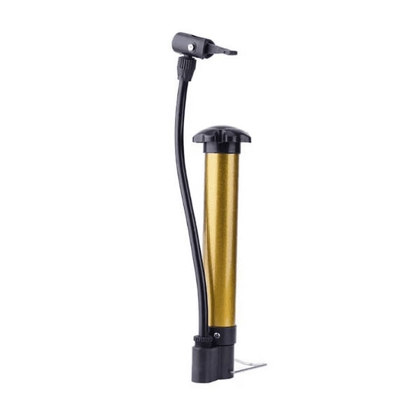 1 Pc Bike Pump Floor High Pressure Bike Tire Inflator Handheld Pump Portable Hand Air Pump Bicycle Tire Pump Air Pump Portable Pump Air Inflation Tool for Tires Road Mountain Bikes Balls, Yellow