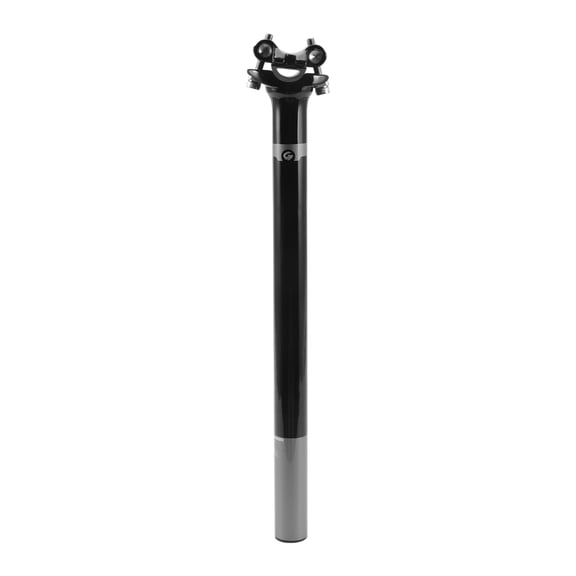 1 Pc Bike Seat Posts 25.4x350mm Bike Saddle Post Seat Tube Universal Adjustable Saddle Angle Carbon Fiber Gloss Black Gray