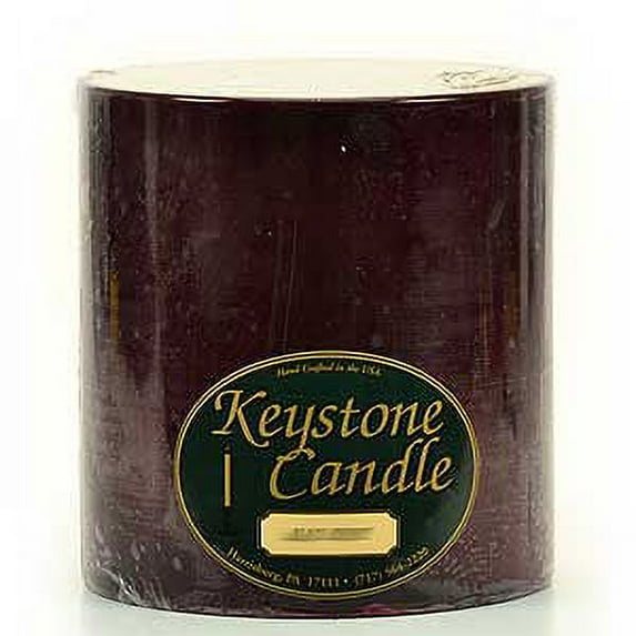 1 Pc Black Cherry 6x6 Pillar Candles 6 in. diameterx6.25 in. tall