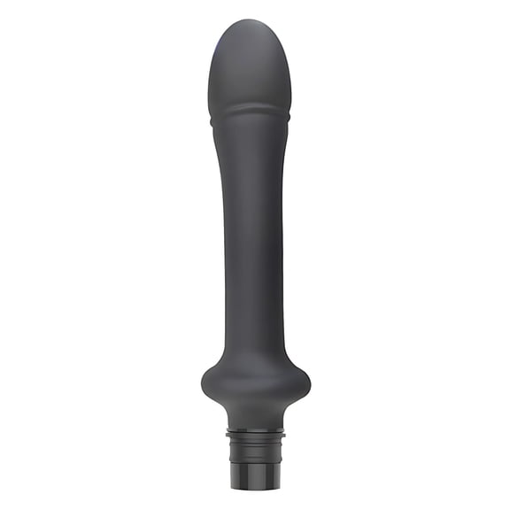 1 Pc Black Silicone Massage Gun Head, 6.7 in / 17 cm Food-Safe Replacement Attachment, Egg-Shaped Tip for Muscle Relief, Skin Protection, 15-16 mm Adapters, Easy to Clean