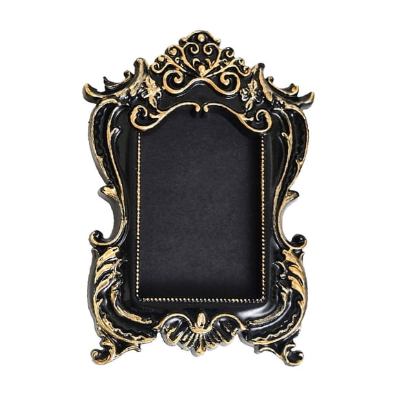 1 Pc Black Vintage Picture Frame, Antique Picture Frame, Multi Style Hanging Decor for Gallery Wall Photo Display Tabletop Home Decor