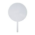 thumbnail image 1 of 1 Pc Blank Acrylic Cupcake Toppers Round Cupcake Topper with Sticks DIY Dessert Table Cupcake Signs Acrylic Cake Topper Creative DIY Cake Insert Card for Birthdays Weddings Cake Decoration, White A, 1 of 2