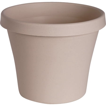 1 Pc Bloem 14 In. Dia. Pebble Stone Poly Classic Flower Pot