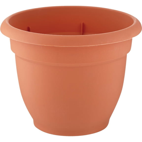 Bloem Ariana Planter - Self-Watering Plastic, Bell Shape - 1 Pc, 12 In, Muted Terra