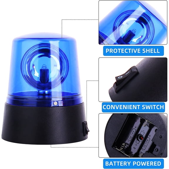 1 Pc Blue 360 Degree Rotating Decorative,Disco Bar Party Dancing LED Strobe Light