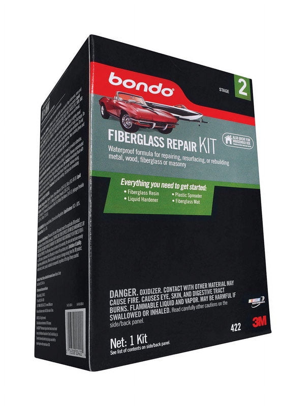 1 Pc, Bondo Fiberglass Repair Kit 1 Qt