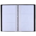 thumbnail image 1 of 1 Pc Business Card Holder Portable Business Card Book Holder Organizer 180 Capacity Credit Card Booklet Durable PU Leather Name Cards Holder Storage File for Men Women, 4.25"x7.28", 180-Card, 1 of 9