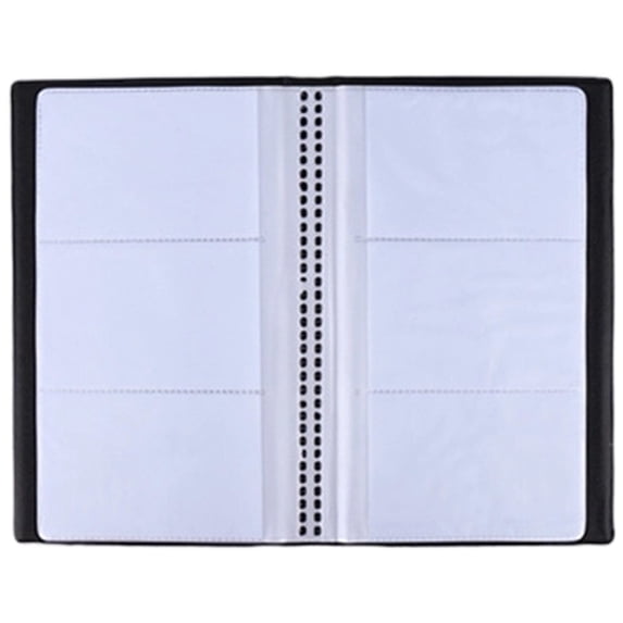 1 Pc Business Card Holder Portable Business Card Book Holder Organizer 240 Capacity Credit Card Booklet Durable PU Leather Name Cards Holder Storage File for Men Women, 4.25"x7.28", 240-Card