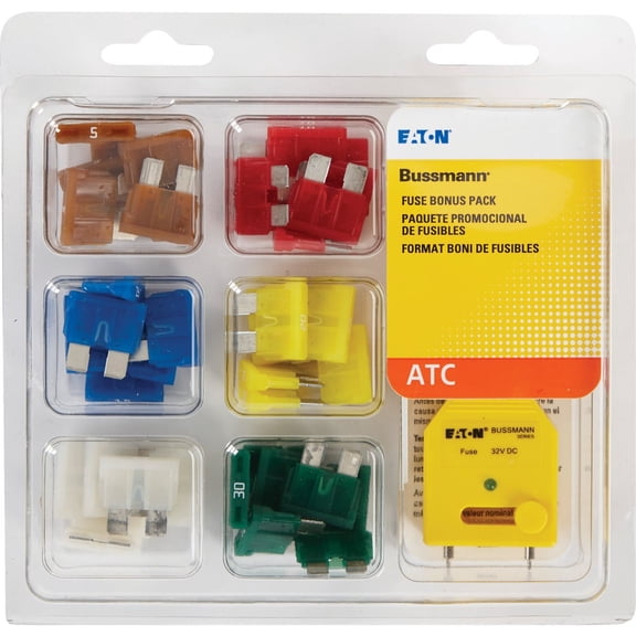 Bussmann ATC & FT Blade Fuse Assortment Kit - Automotive Fuses - 42 Pack