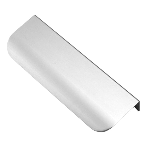1 Pc Cabinet Handle,Edge Hidden Drawer Door Cabinet Handle,Metal Finger Bar Pull Concealed Furniture Hardware Back Mount Dresser Handles for Kitchen and Bathroom,Easy to Install(White 12cm)