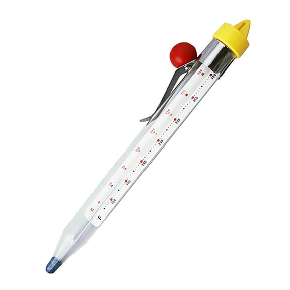 1 Pc Candy Syrup Thermometer for Kitchen Use, Food Cooking Thermometer with Assorted Colors, Accurate Temperature Gauge