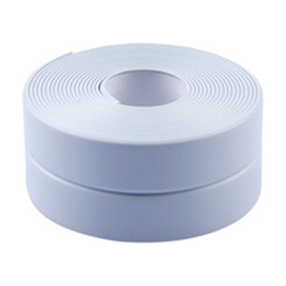 1 Pc Caulk Tape, Self Adhesive Caulk Strip Waterproof, Caulking Sealant Tape for Kitchen, Countertop, Bathroom, Sink, Shower, Bathtub, Toilet Edge Protector with Sealing Tool