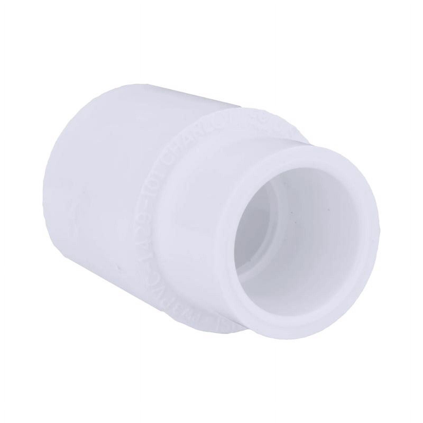 1 Pc, Charlotte Pipe Schedule 40 3/4 In. Slip X 1/2 In. D Slip Pvc Coupling 1 Pk
