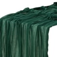thumbnail image 1 of 1 Pc Cheesecloth Table Runner Boho Rustic Gauze Summer 120 inch 10FT Cheese Cloth Runner for Wedding Party Baby Shower Birthday Home Decor Holiday Decorations, Dark Green, 1 of 6