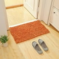 thumbnail image 1 of 1 Pc Chenille Bathroom Rugs - 23.62 Inch Super Luxury Soft & Absorbent Quick Dry - Non Slip Bath Mat for Tub Shower - Machine Washable, M, 1 of 9