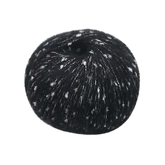 1 Pc Chenille Blanket amigurumi Yarn for Crocheting and Knitting Super Bulky People's Knitting Human Wool Bar Needlework Doll Diy Yarn, Black