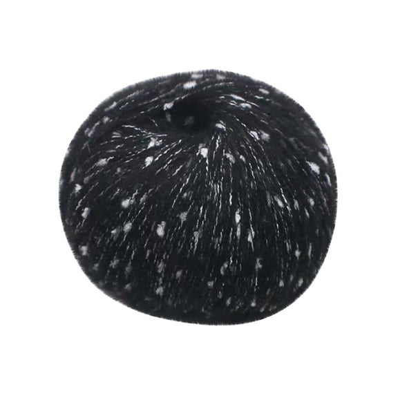 1 Pc Chenille Blanket amigurumi Yarn for Crocheting and Knitting Super Bulky People's Knitting Human Wool Bar Needlework Doll Diy Yarn, Black