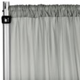 thumbnail image 1 of 1 Pc, Chiffon Curtain Drape 14Ft H x 58" W Panel - Silver for Wedding, Graduation, Quinceanera, Birthday, and Bridal Shower, 1 of 1