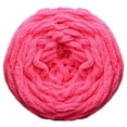 thumbnail image 1 of 1 Pc Chunky Chenille Yarn for Crocheting, Fluffy Blanket Yarn for Crochet Sweater Shawl Scarf Gloves, Super Soft Amigurumi Plush Yarn Soft Thick Yarns for Beginners Hand Knitting, Rose Red, 1 of 3