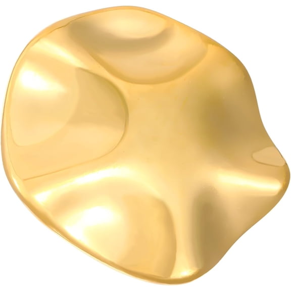 1 Pc Chunky Dome Ring Chunky Dome Statement Ring Promise Rings Trendy Elegant Unique Rings Engagement Ring Jewelry Gifts Wedding Prom Valentine's Day Elegant Gifts Golden Stainless Steel