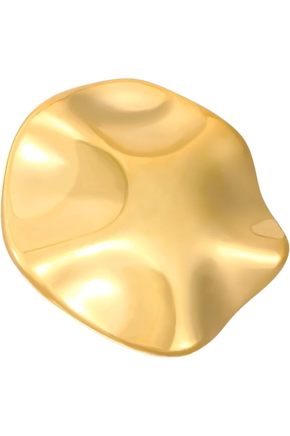 1 Pc Chunky Dome Ring Chunky Dome Statement Ring Promise Rings Trendy Elegant Unique Rings Engagement Ring Jewelry Gifts Wedding Prom Valentine's Day Elegant Gifts Golden Stainless Steel