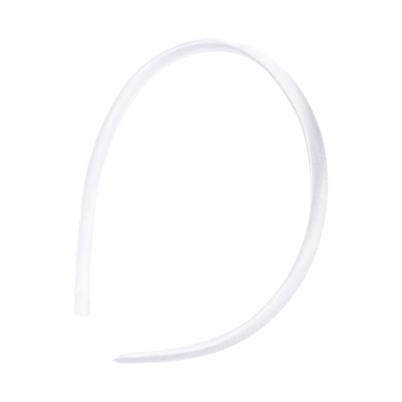 1 Pc Classic Elegant Fabric Fine Hairband for Women for Girls 5.31"x4.53" White