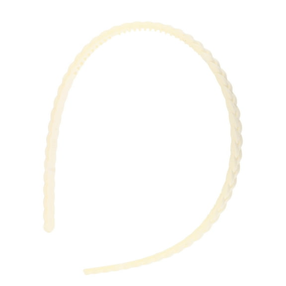 1 Pc Classic Elegant Frosted Twist Hairband for Women for Girls 5.51"x4.72" Beige